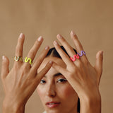 Swirl Enamel Band