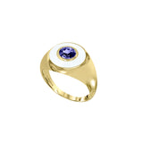 Eyes On Me Signet Ring / Iolite