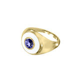 Eyes On Me Signet Ring / Iolite