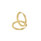 Solid Gold Baby Hoops