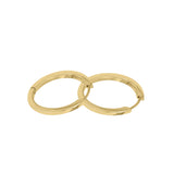 Solid Gold Baby Hoops