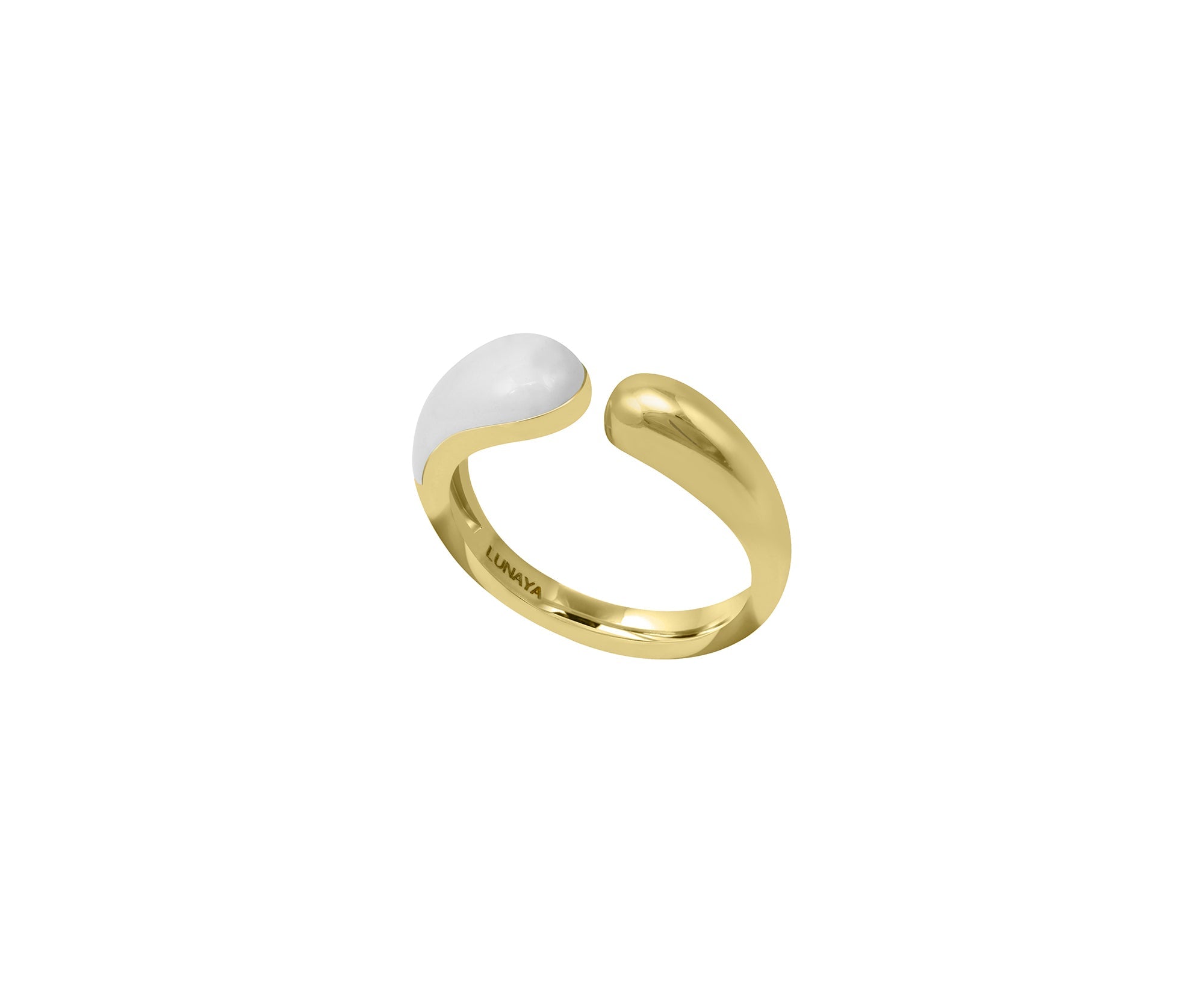 Pebble Pop Rings 〰️ Bright White 〰️ US 6-9 Adjustable