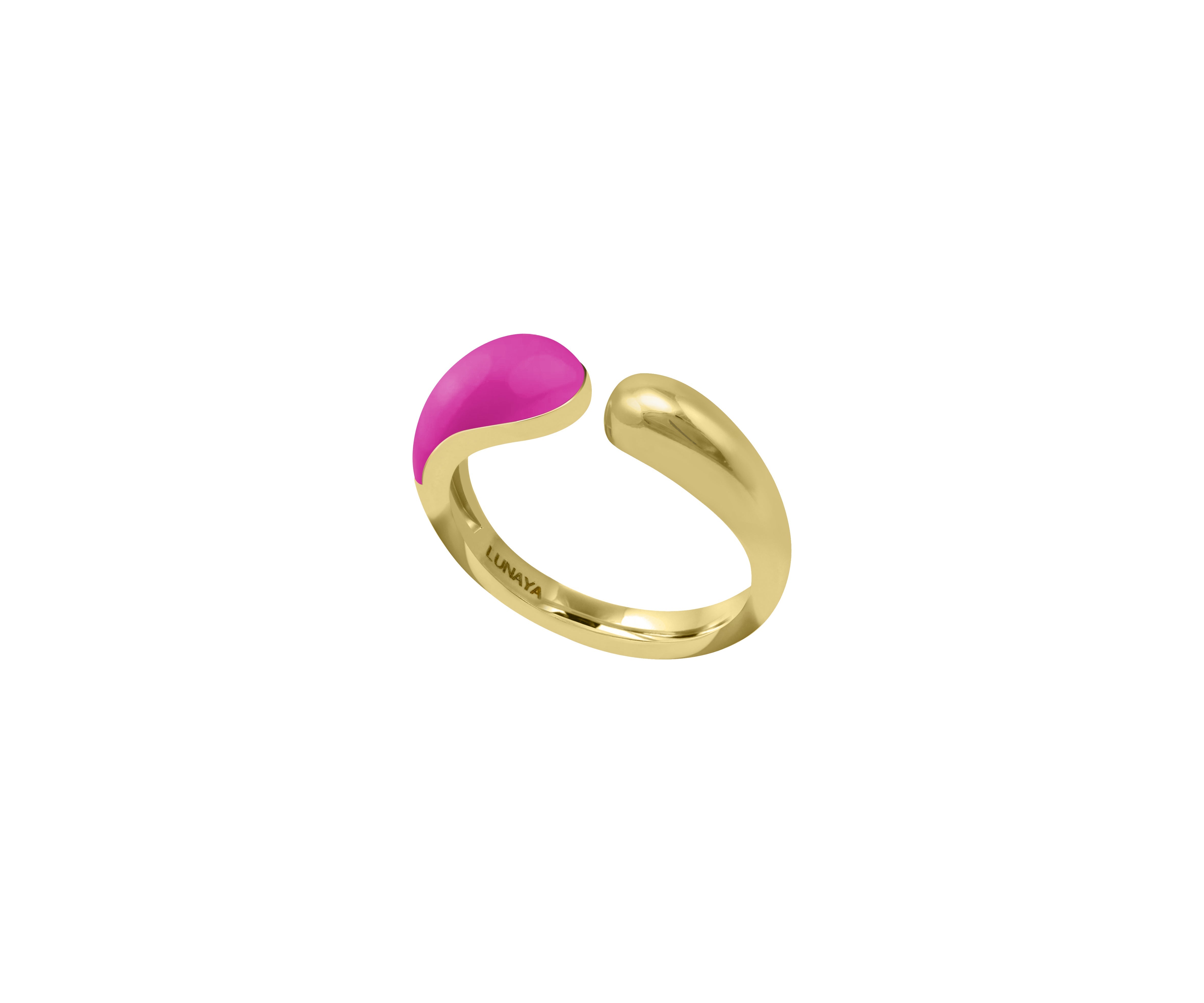 Pebble Pop Rings 〰️ Hot Pink 〰️ US 6-9 Adjustable