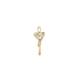 Melting Duo Heart with Anchor Chain