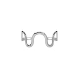 Swirl Cuff Solid (Silver)