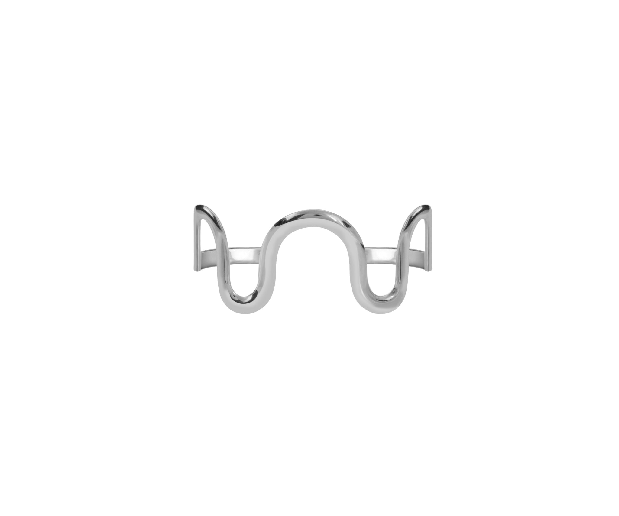 Swirl Cuff Solid (Silver)
