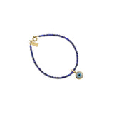 Lapis lazuli beaded bracelet