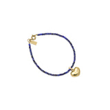 Lapis lazuli beaded bracelet