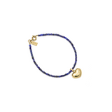 Lapis lazuli beaded bracelet