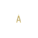 Small Solid Initial with Chain · Brass Only