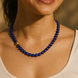 Midnight gemstone necklace
