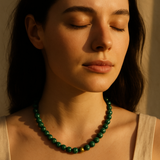 Forest gemstone necklace