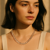 Bubble gem necklace