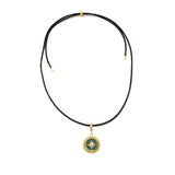 Cord charm necklace
