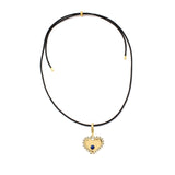 Cord charm necklace