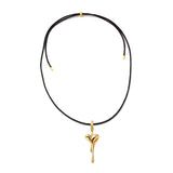 Cord charm necklace