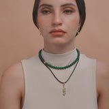Olive Gemstone Pendant
