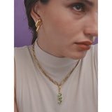 Olive Gemstone Charm