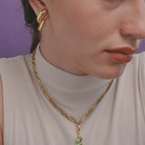 Olive Gemstone Pendant