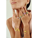 Swirl Enamel Cuff