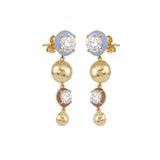 Dollop Enamel Drop Earrings