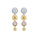 Dollop Enamel Drop Earrings