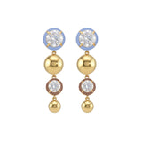 Dollop Enamel Drop Earrings