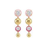 Dollop Enamel Drop Earrings