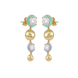 Dollop Enamel Drop Earrings