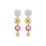 Dollop Enamel Drop Earrings