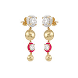 Dollop Enamel Drop Earrings