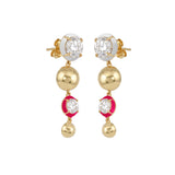 Dollop Enamel Drop Earrings
