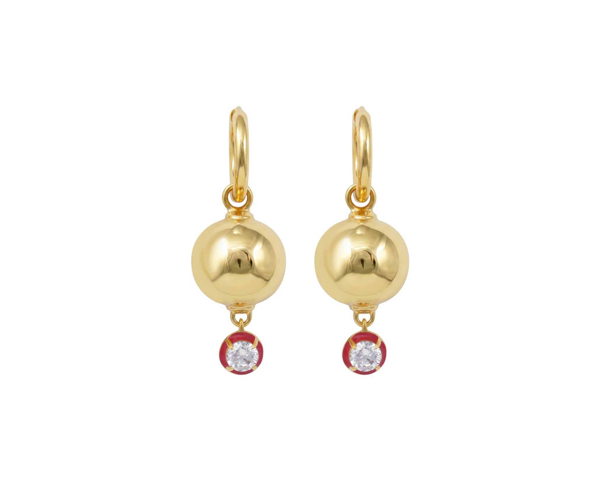 Drip Drop Enamel Earrings