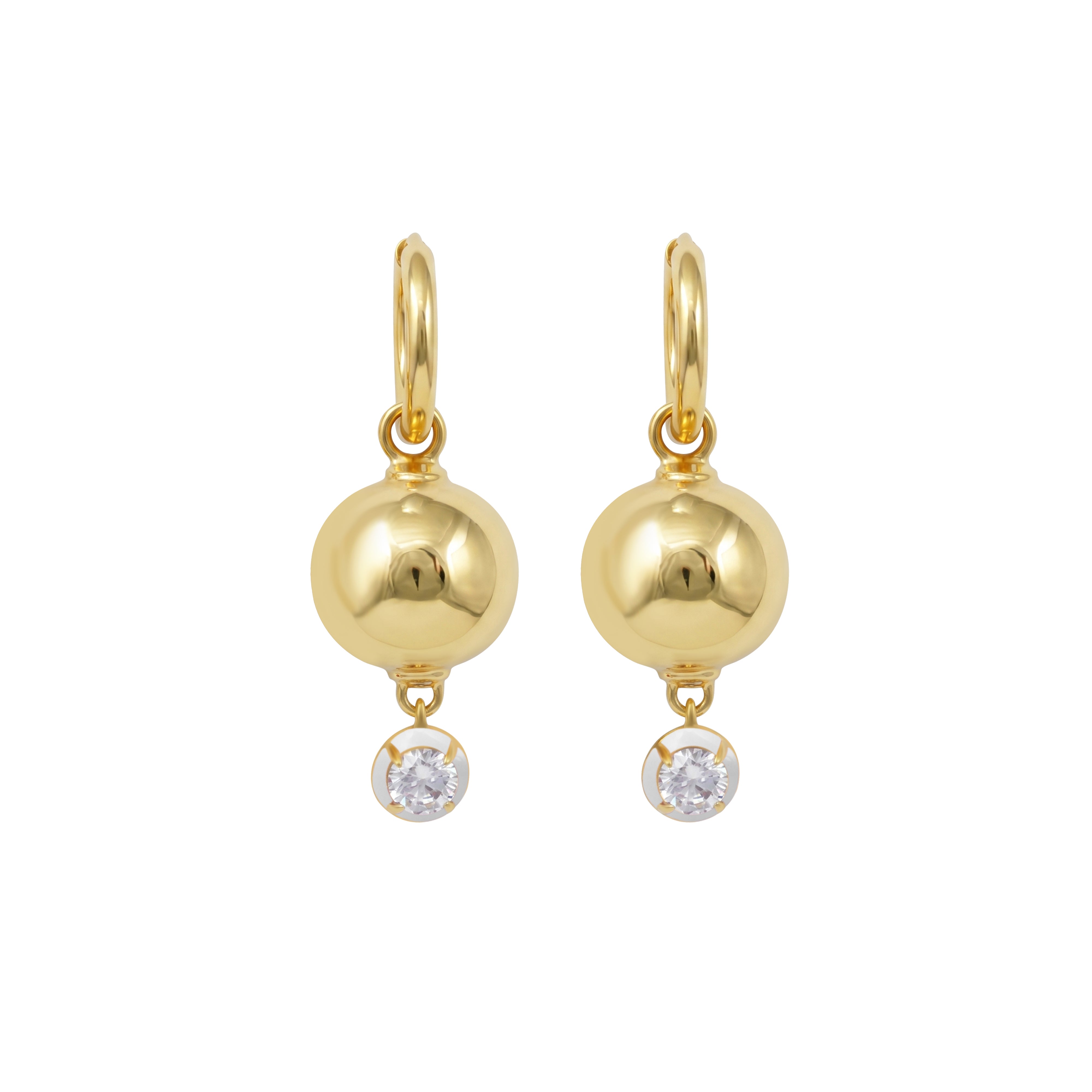 Drip Drop Enamel Earrings