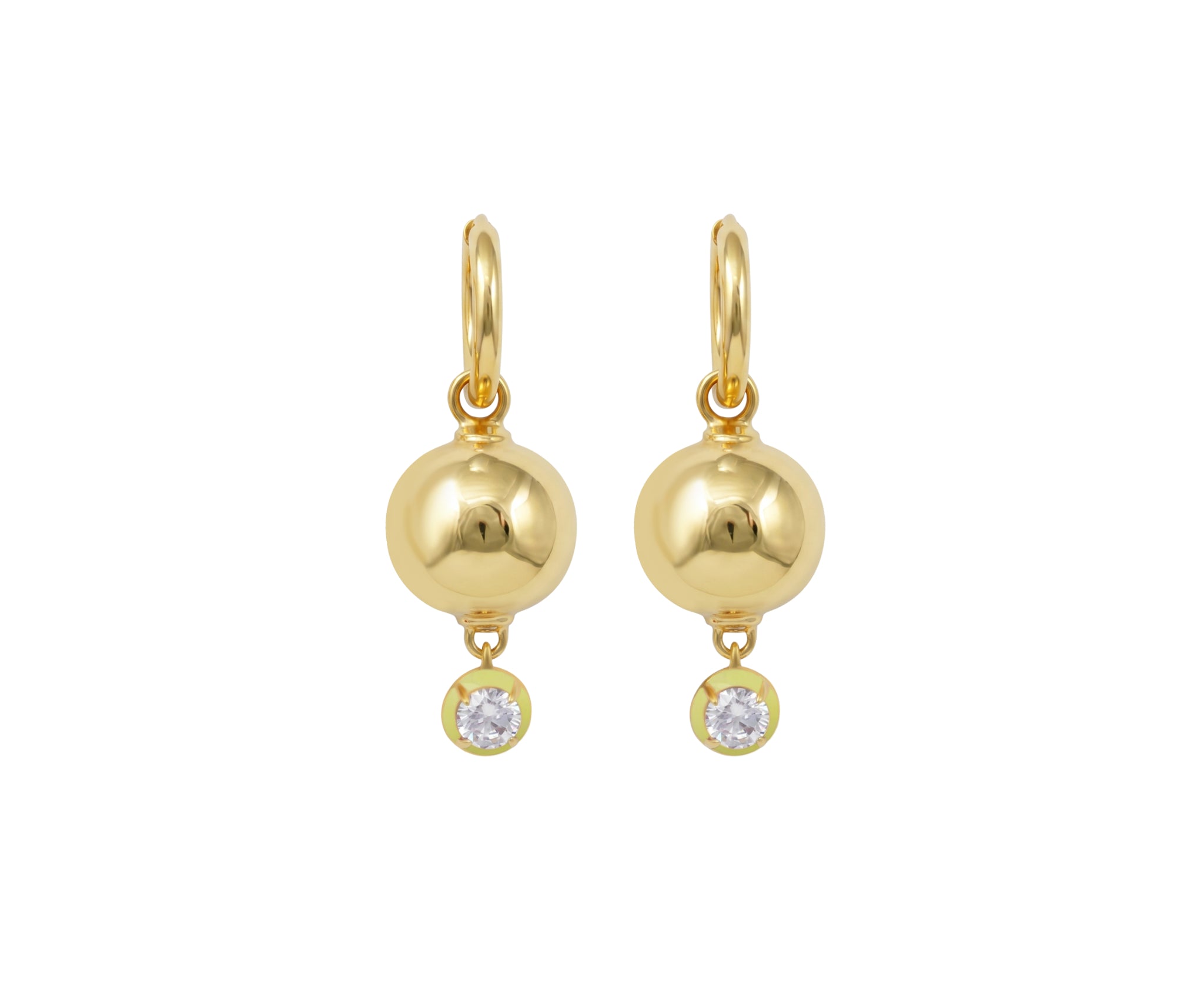Drip Drop Enamel Earrings