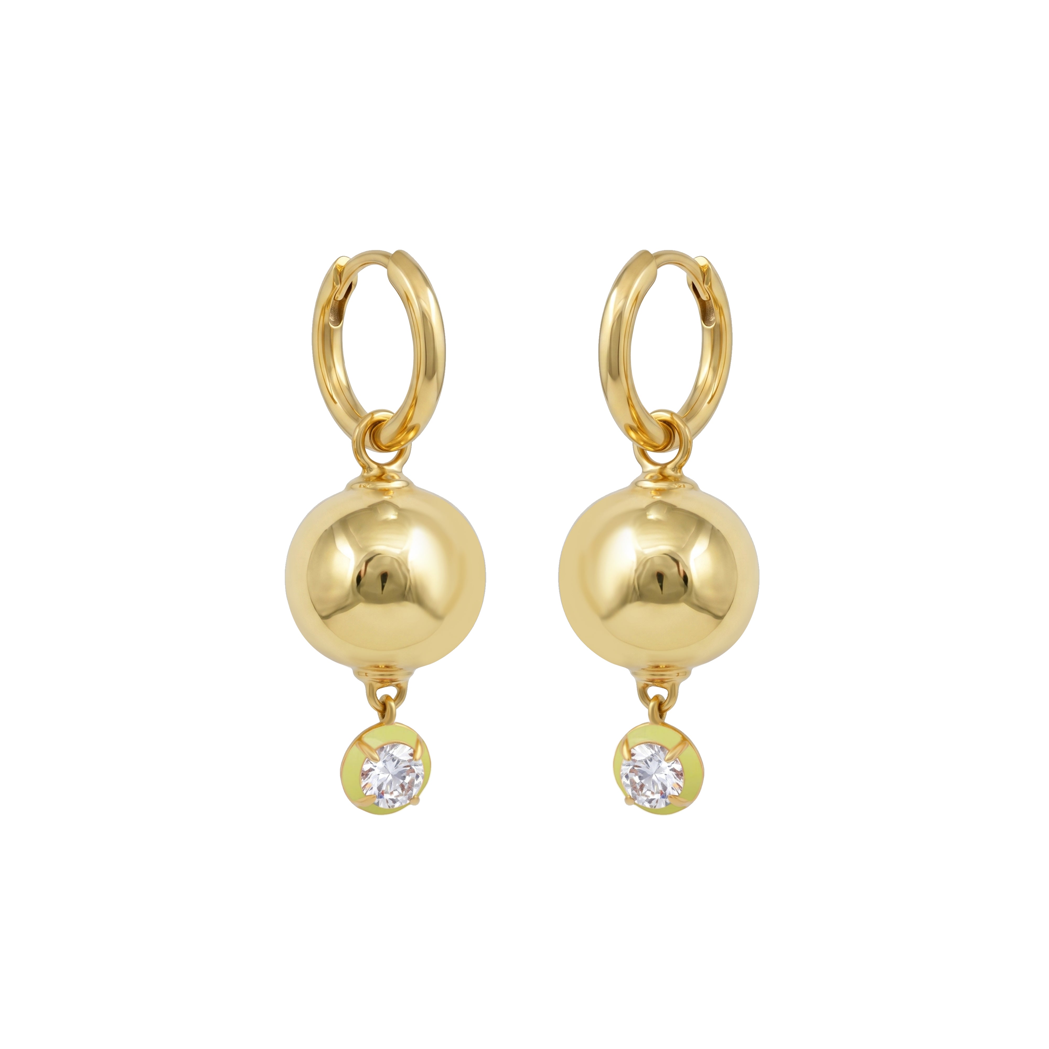 Drip Drop Enamel Earrings