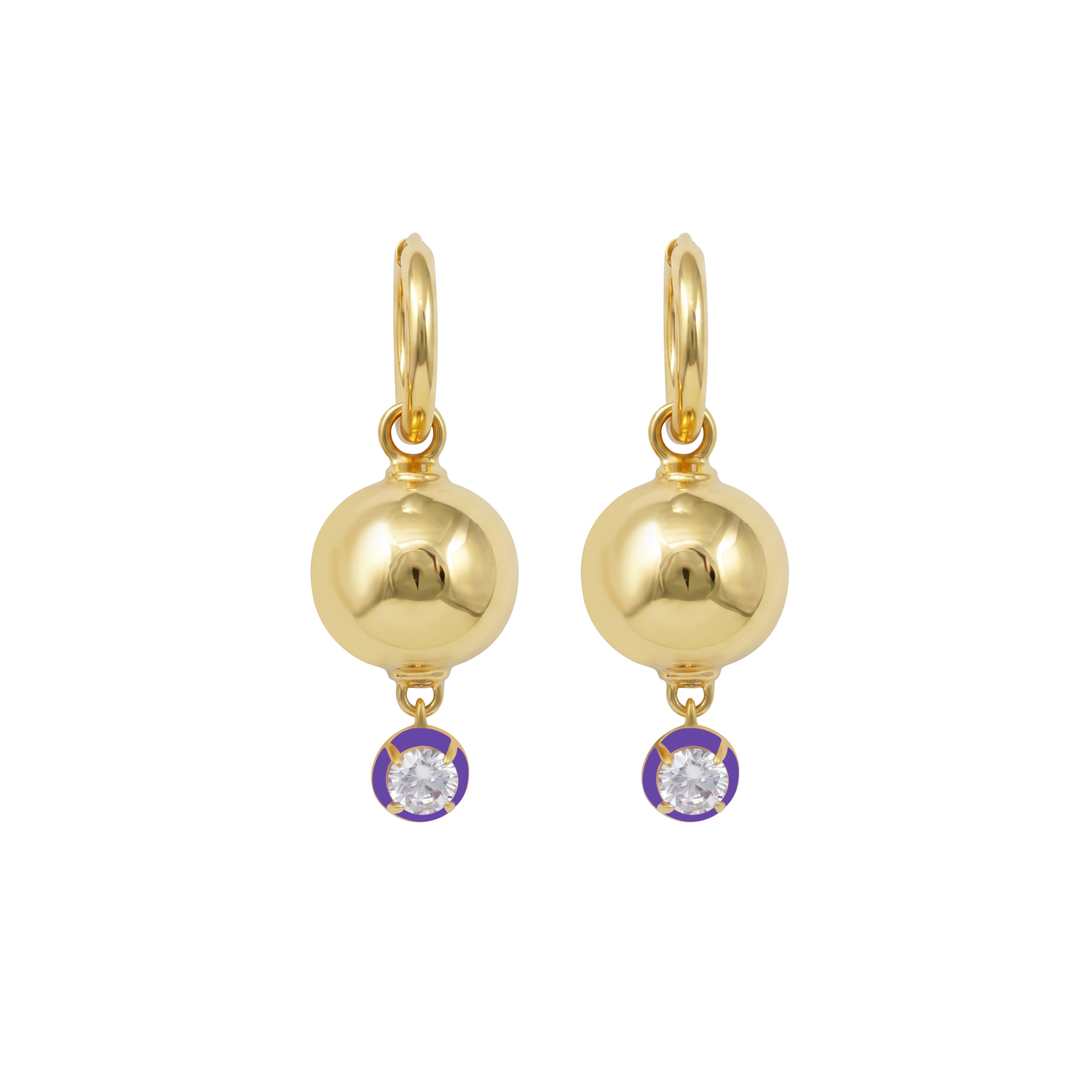 Drip Drop Enamel Earrings