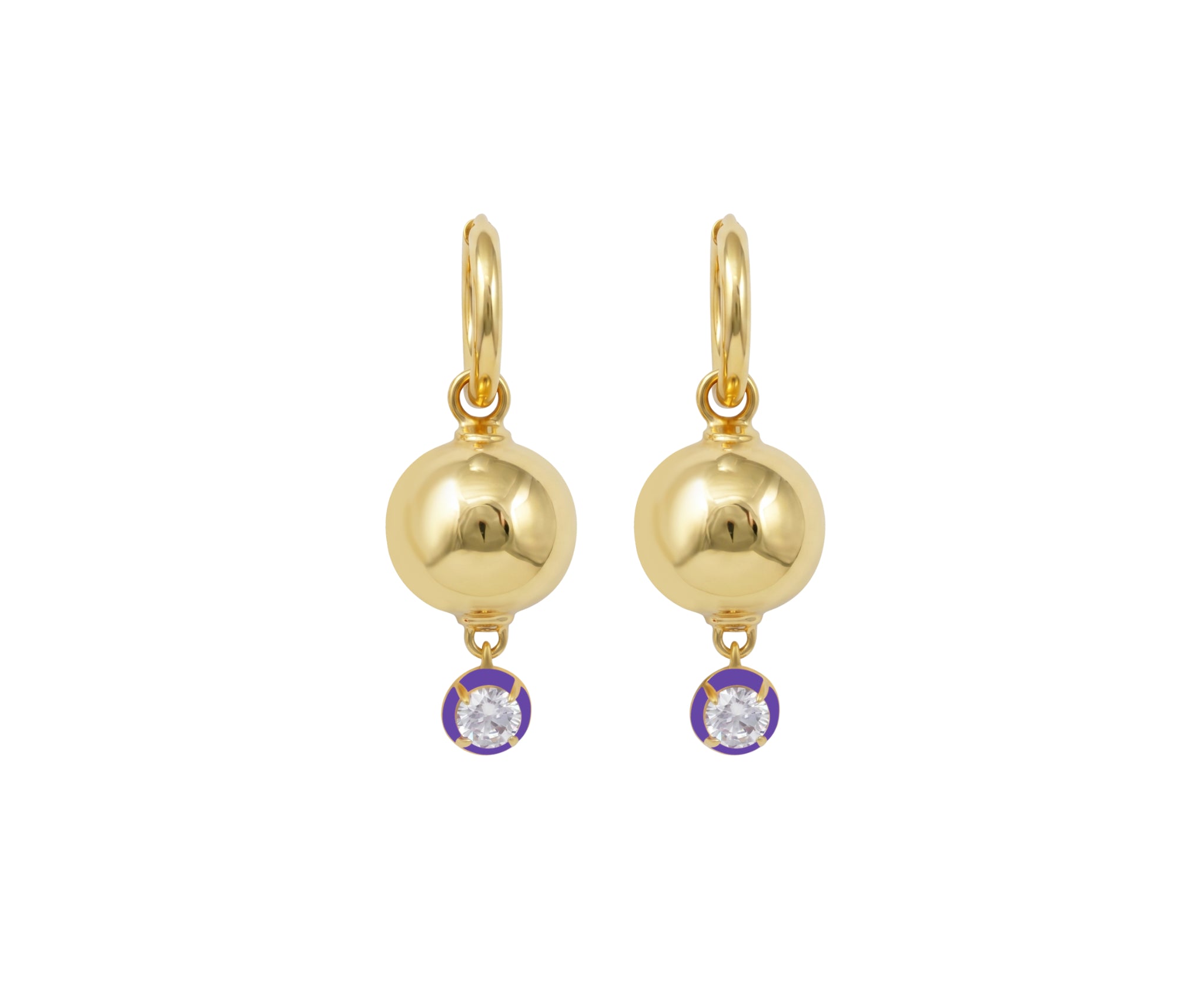 Drip Drop Enamel Earrings