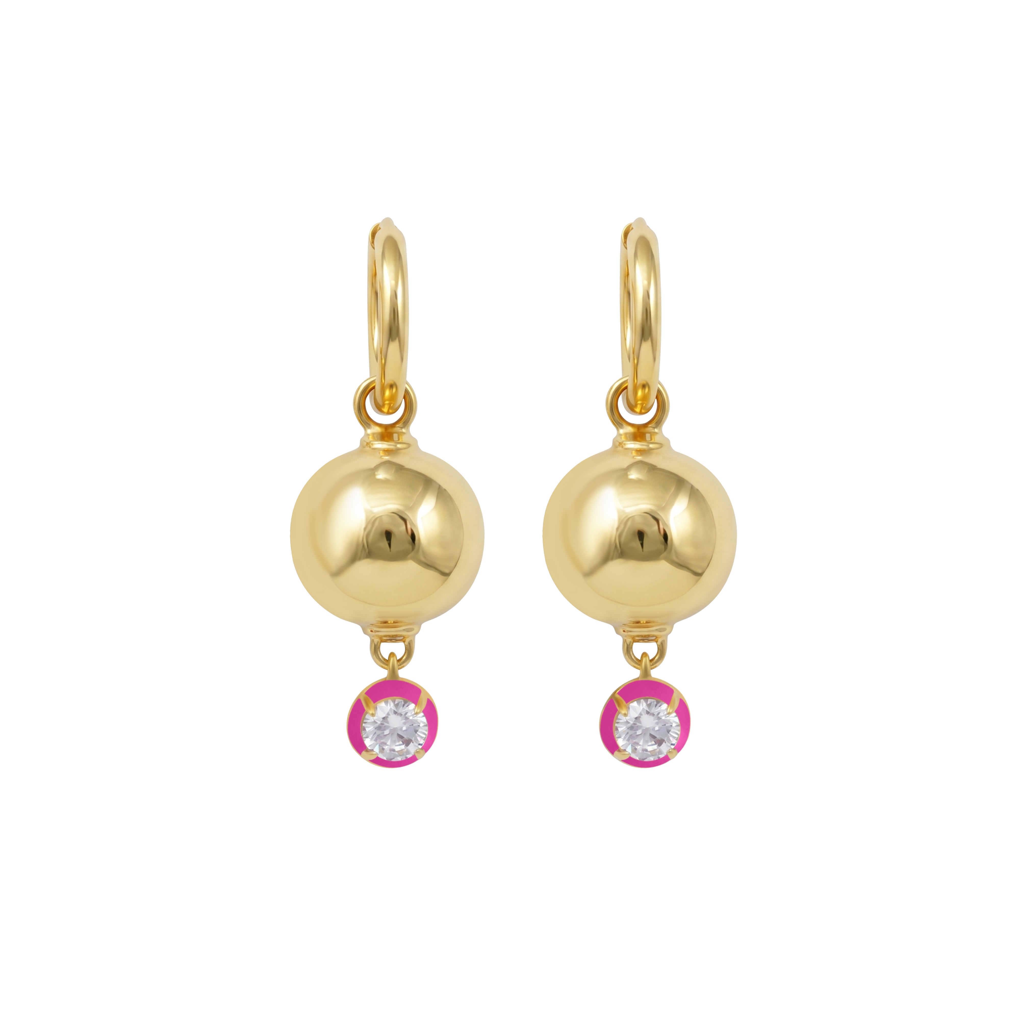 Drip Drop Enamel Earrings