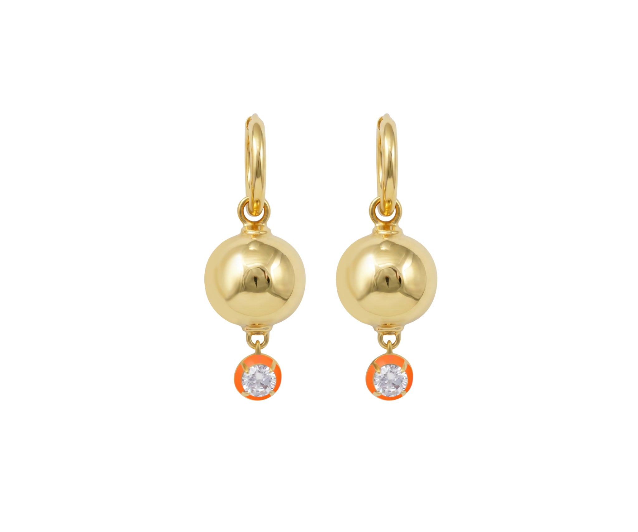 Drip Drop Enamel Earrings