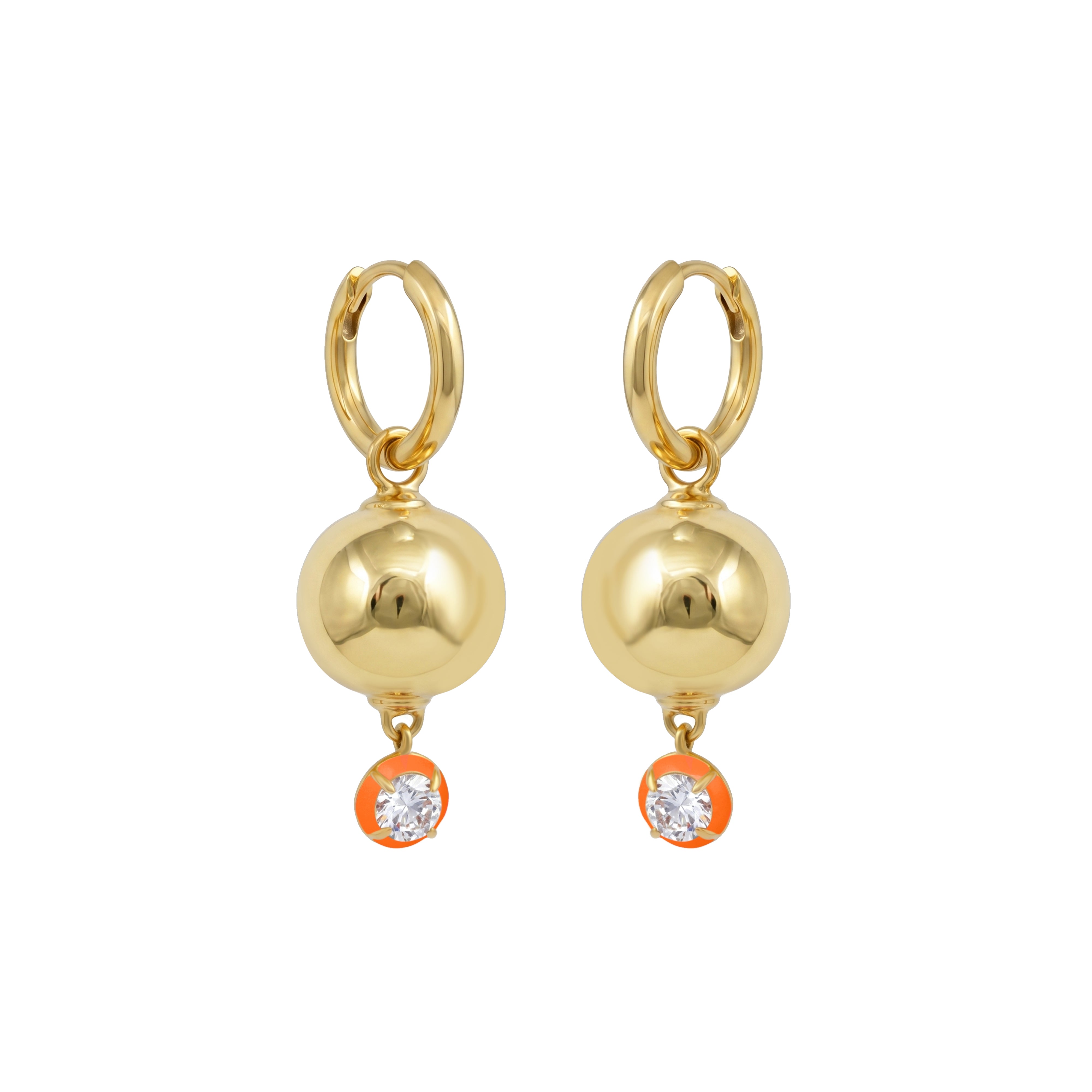 Drip Drop Enamel Earrings