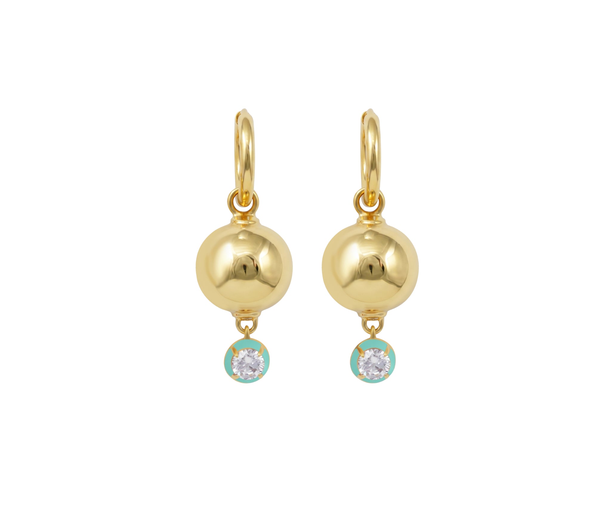 Drip Drop Enamel Earrings