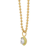 Drop Enamel Pendant with Ball Chain