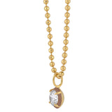 Drop Enamel Pendant with Ball Chain