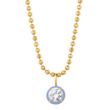 Drop Enamel Pendant with Ball Chain