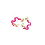 Swirl Enamel Hoops