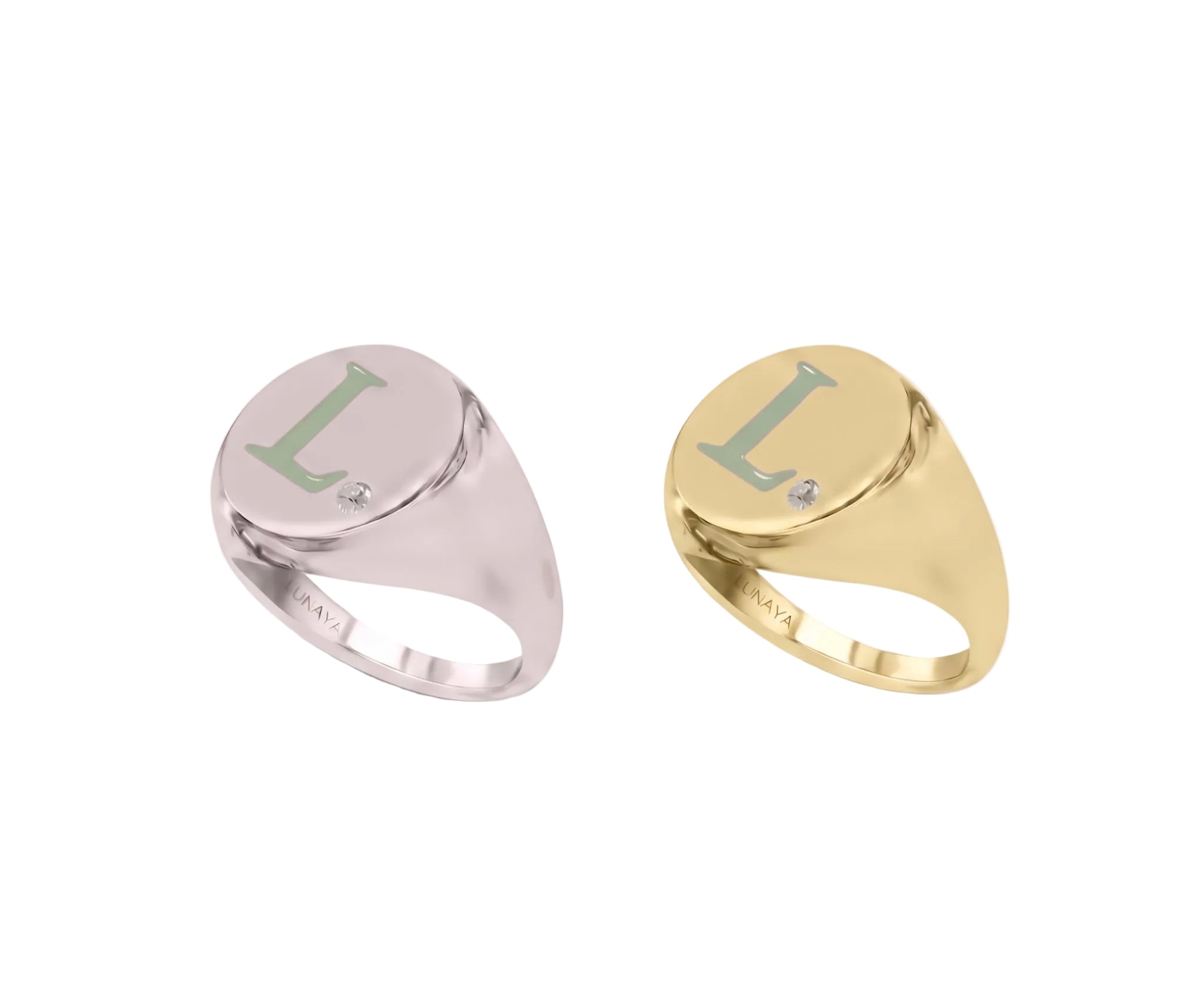 Initial Signet Ring