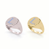 Initial Signet Ring