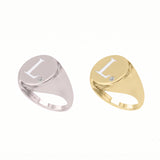 Initial Signet Ring