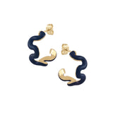 Swirl Enamel Hoops